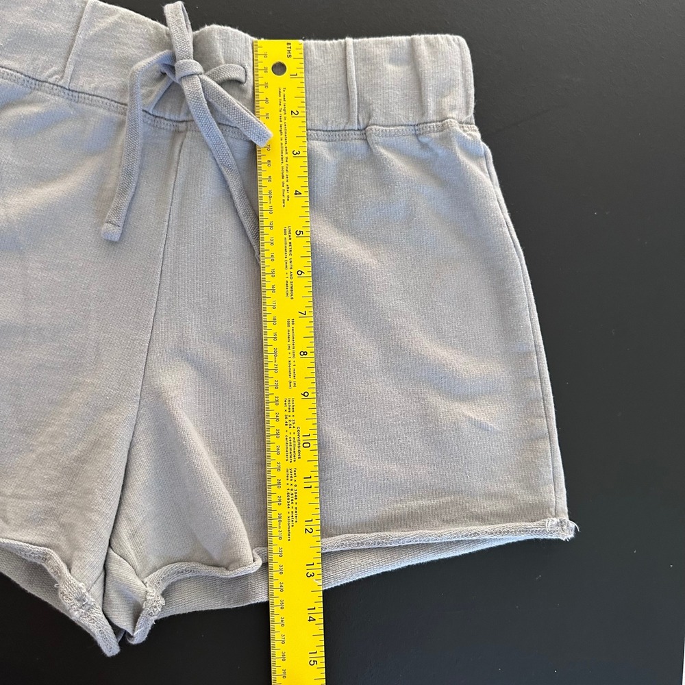 James Perse Gray Cotton Drawstring Shorts in Size Small Preowned - Picture 4 of 7